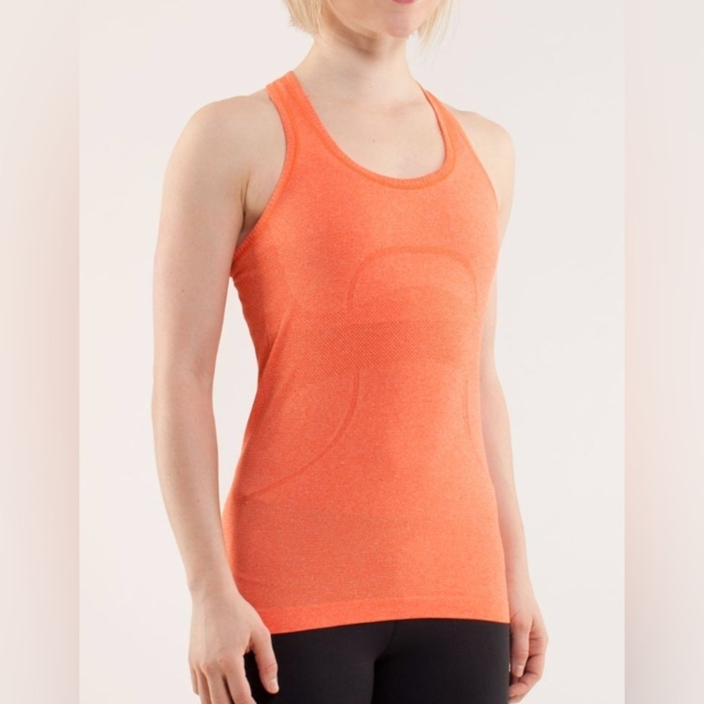 Lululemon Run Swiftly Racerback Orange